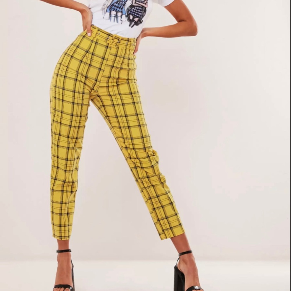 Misguided plaid pants